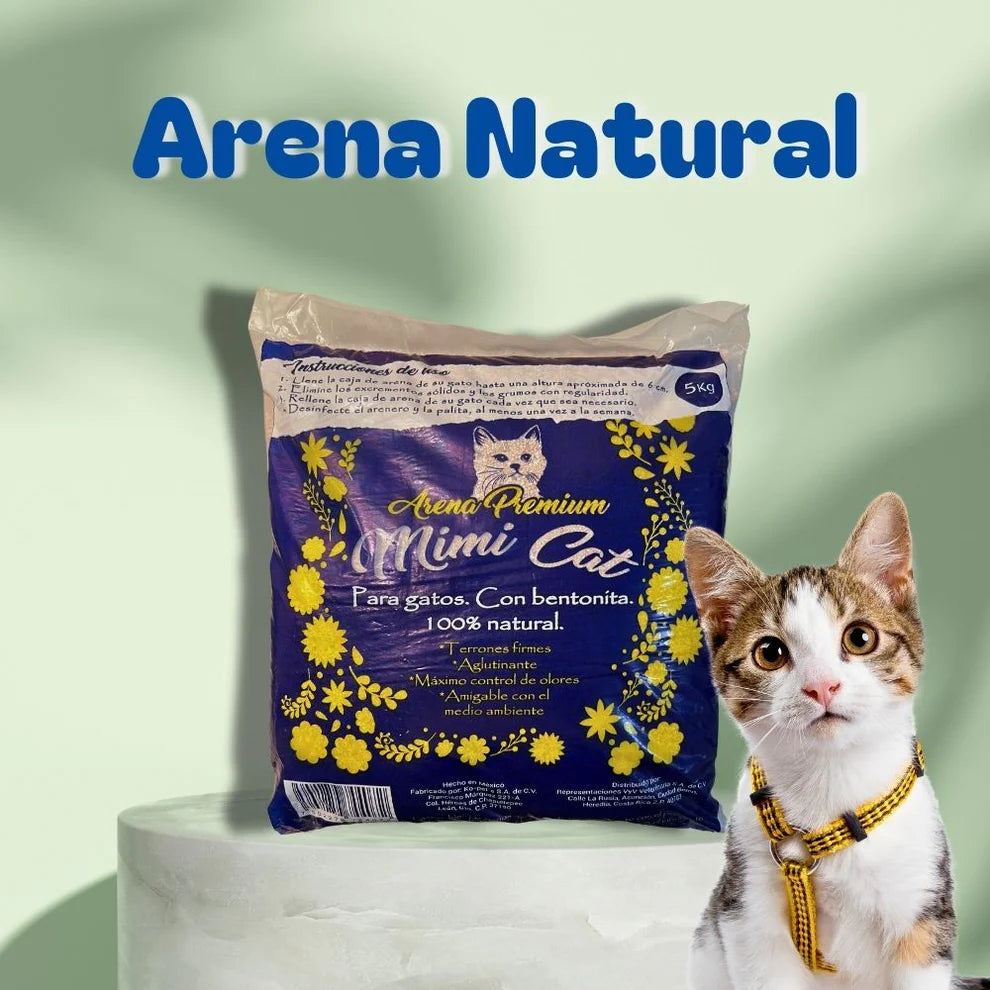 🐱🏅 Arena Premium Mimi Cat – Bolsa 5 kg