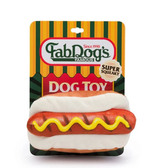 🌭 Fabdog’s Hot Dog – Juguete para Perros