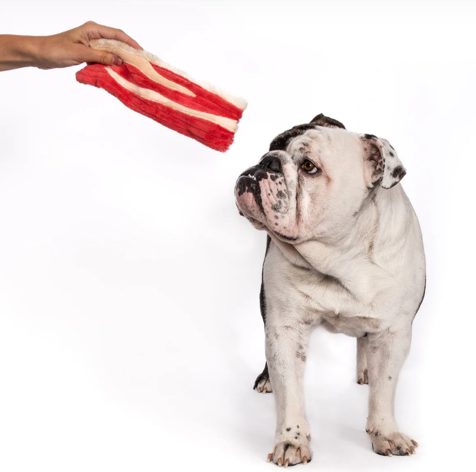 🥓 Bacon – Juguete para Perros (Fabdog)