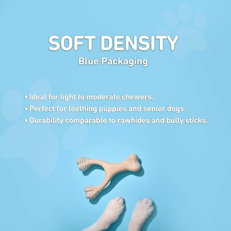🦴🐶 BetterBone – Juguete Natural para Masticar (Densidad Suave | Soft)