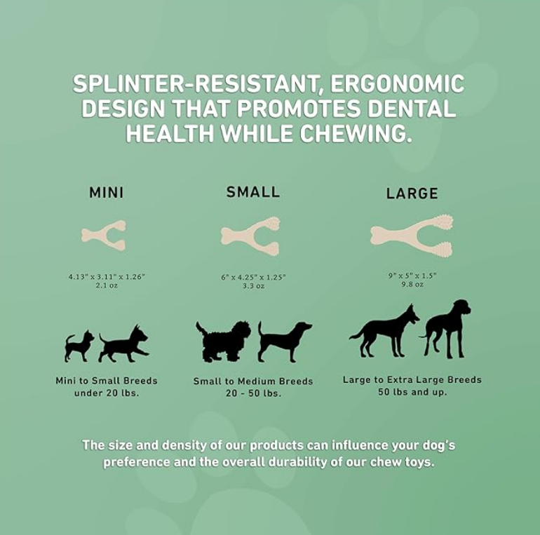 🦴🐕 BetterBone – Juguete Natural para Masticar (Densidad Media | Medium)