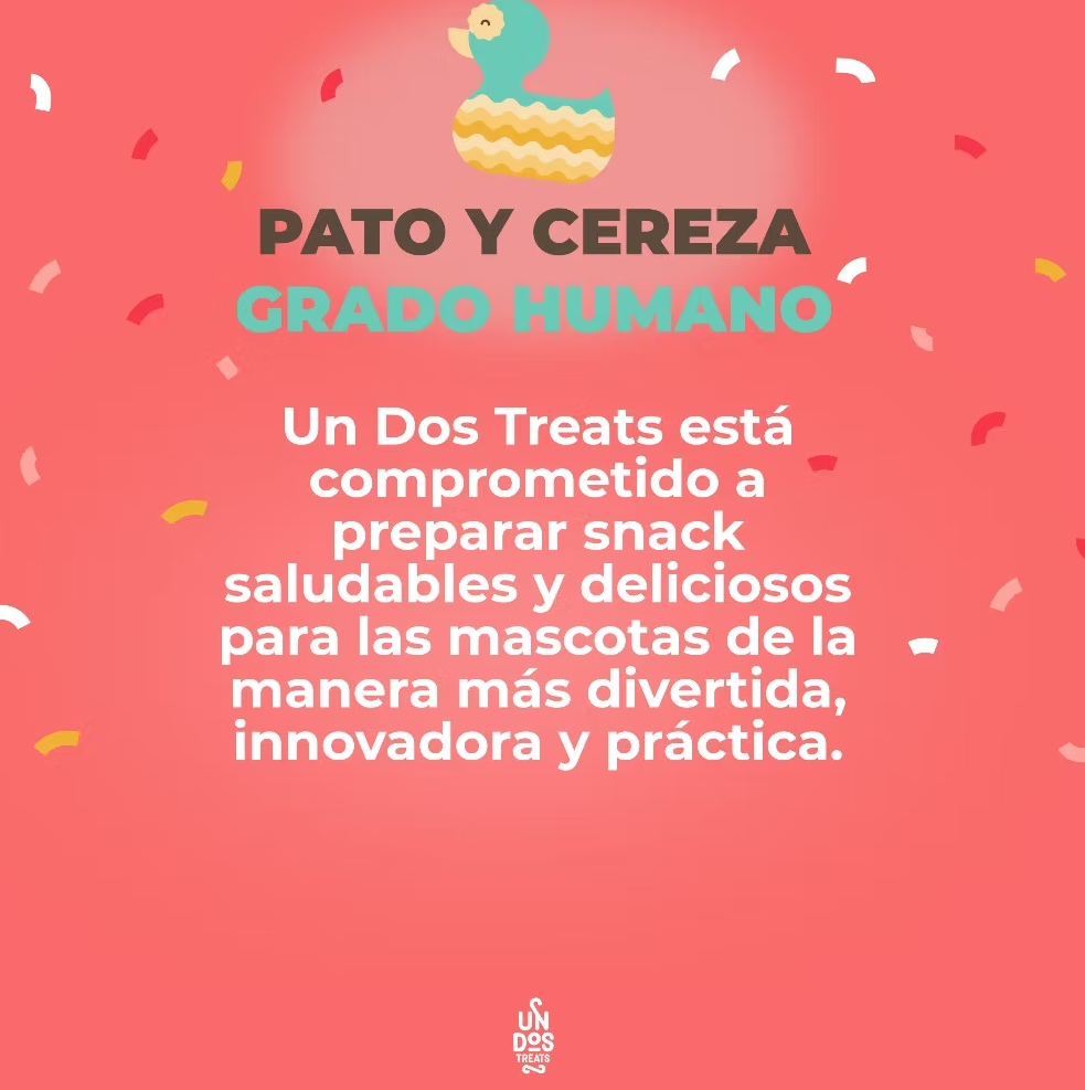 🍒 Galletas Piñata – Sabor Pato con Cereza para Perros