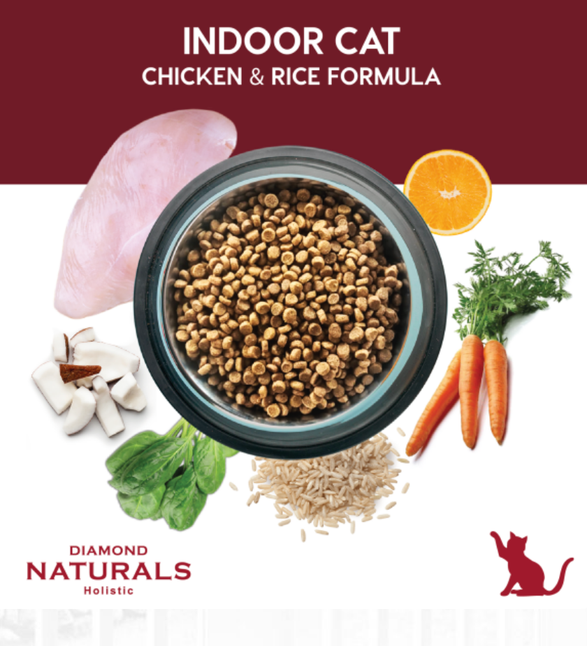 🐱🥣 Diamond Naturals Indoor Cat – Alimento Seco Super Premium para Gatos de Interior (2.72 kg / 6 lb)