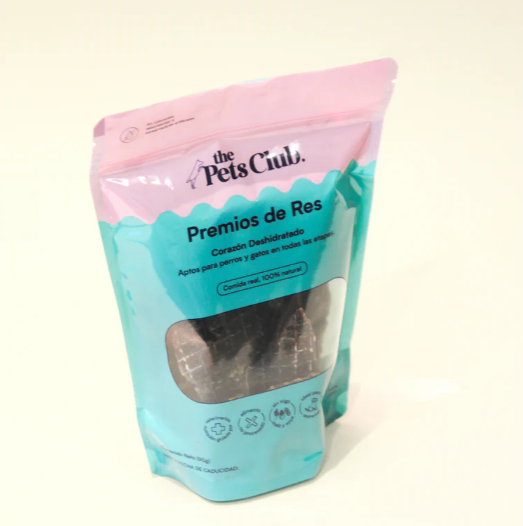 ❤️ Premio 100% Natural de Corazón de Res – The Pet's Club