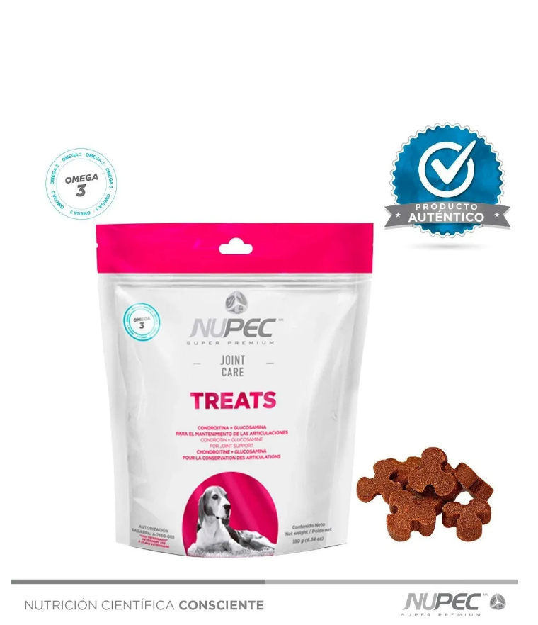 🦴 Nupec Joint Care Treats – Premios Funcionales para Articulaciones, 180 g