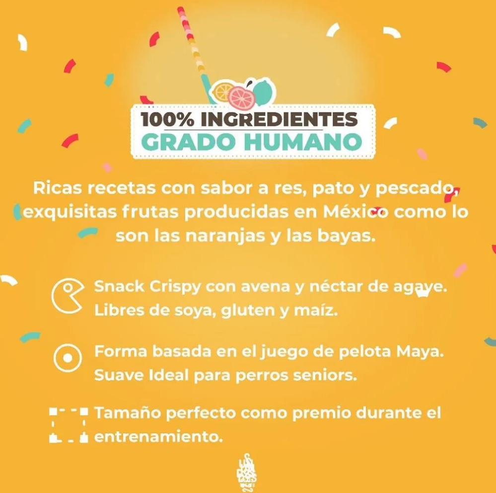 🐟🍋 Gourmet Bites – Galletas para Perros, Sabor Pescados & Cítricos, 155 g (5.5 oz)