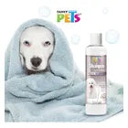🧴🐶 Shampoo Essentials Fancy Pets – Pelo Blanco con Fragancia a Coco (250 ml)
