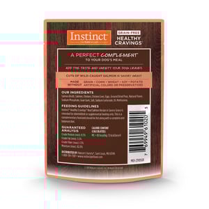 Instinct Healthy Cravings Topping Natural para Perro Receta Salmón, 85 g