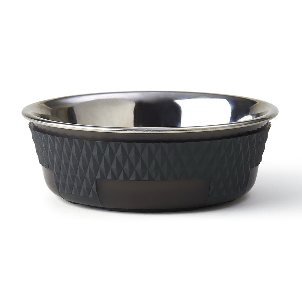 🐶🍽️ Bowl Kona 🖤 Gris Carbón – Colección Dinner Bowl de PetRageous® Designs