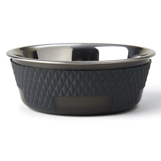 🐶🍽️ Bowl Kona 🖤 Gris Carbón – Colección Dinner Bowl de PetRageous® Designs