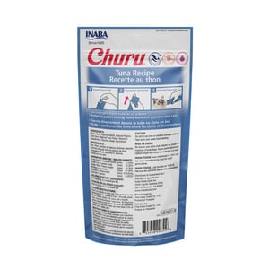 🐱🐟 Inaba Churu – Snack Cremoso de Atún para Gatos (1 Sobre con 4 Tubos)