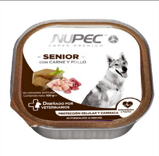 🐶🧓 Nupec Senior – Alimento Húmedo tipo Cluster para Perros Mayores 100gr.