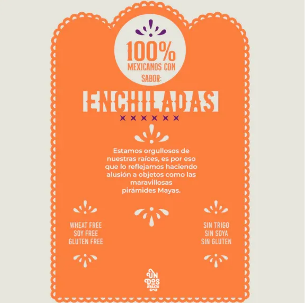 🌯🐶 Un Dos Treats Guilt Free – Antojitos Sabor Enchiladas, 155 g (5.5 oz)