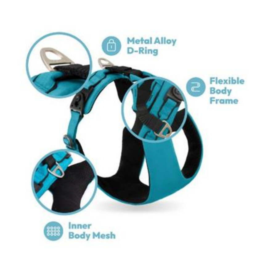 ⚙️🐕 Gooby Arnés Lite Gear Z – Diseño Ergonómico con Absorción de Impactos