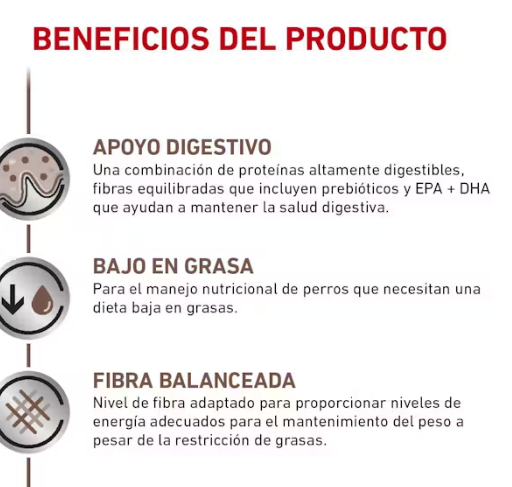 🐶 Royal Canin Veterinary Diet Canine Gastrointestinal Low Fat – Alimento Húmedo para Perro Adulto, 385 g (Sabor Mix)