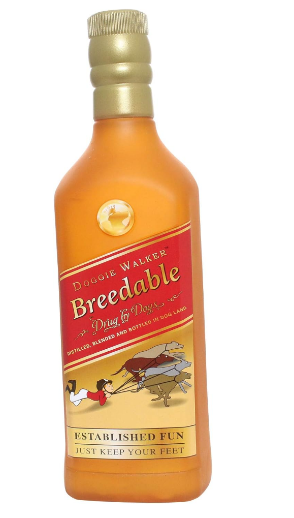 🥃 Doggie Walker – Botella de Licor para Perros