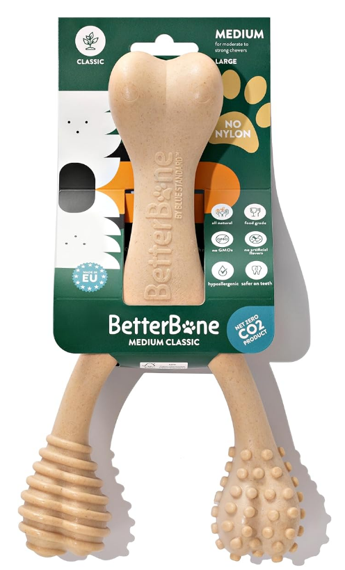 🦴🐕 BetterBone – Juguete Natural para Masticar (Densidad Media | Medium)