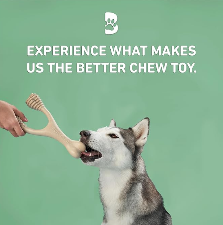 🦴🐕 BetterBone – Juguete Natural para Masticar (Densidad Media | Medium)