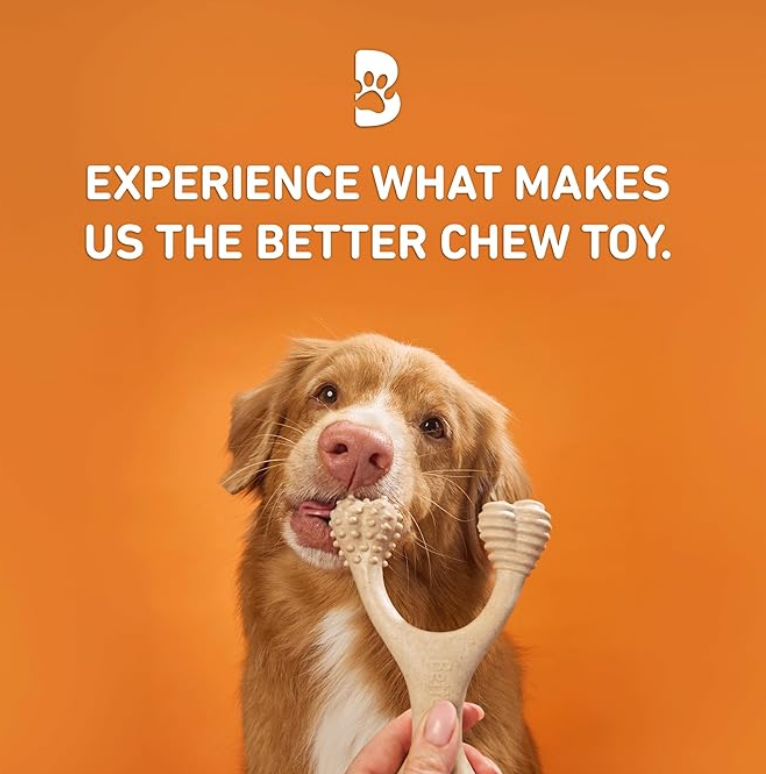 🦴 BetterBone – Juguete Natural para Masticar (Densidad Dura | Hard)