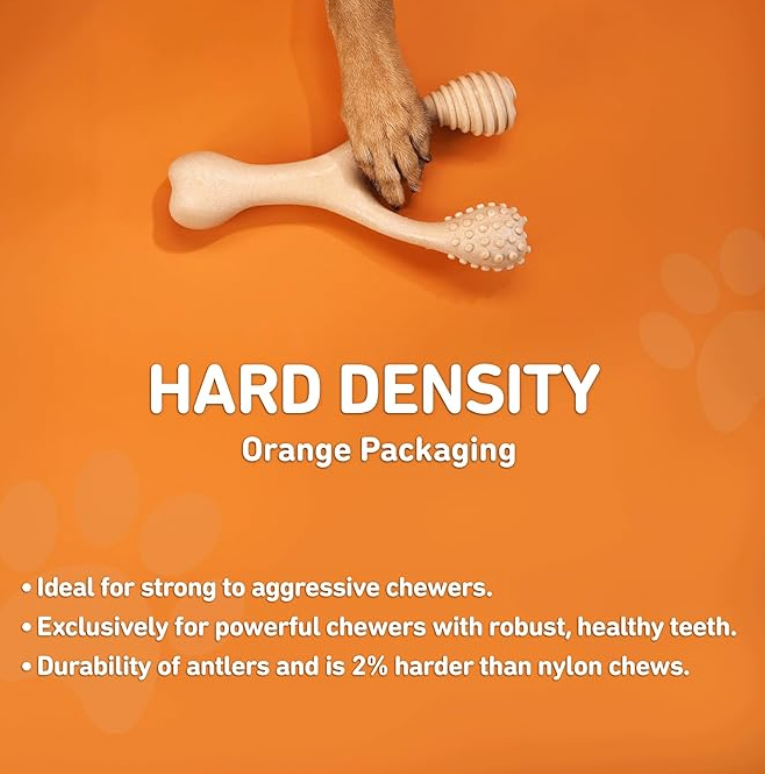 🦴 BetterBone – Juguete Natural para Masticar (Densidad Dura | Hard)