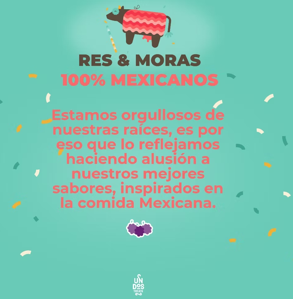 🎉 Galletas Piñata – Sabor Mora con Res (Res &amp; Berry) para Perros
