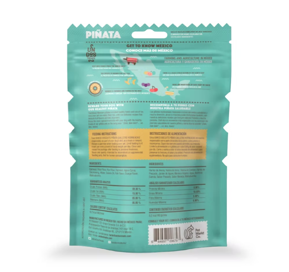 🐟🍊 Galletas Piñata – Pescado y Cítricos (156 g)
