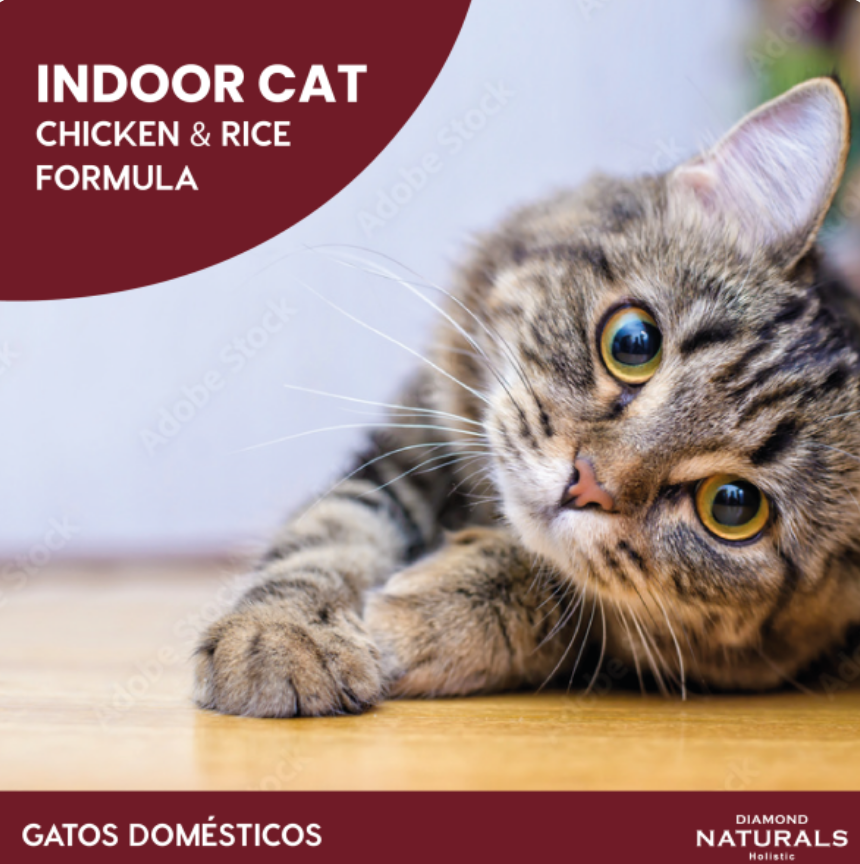 🐱🥣 Diamond Naturals Indoor Cat – Alimento Seco Super Premium para Gatos de Interior (2.72 kg / 6 lb)