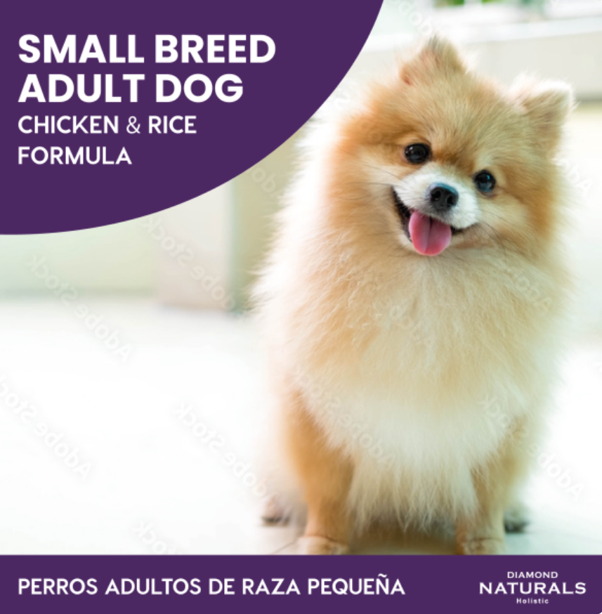 🐶🥩 Diamond Naturals Small Breed – Pollo y Arroz (Chicken & Rice Formula | 2.72 kg / 6 lb)