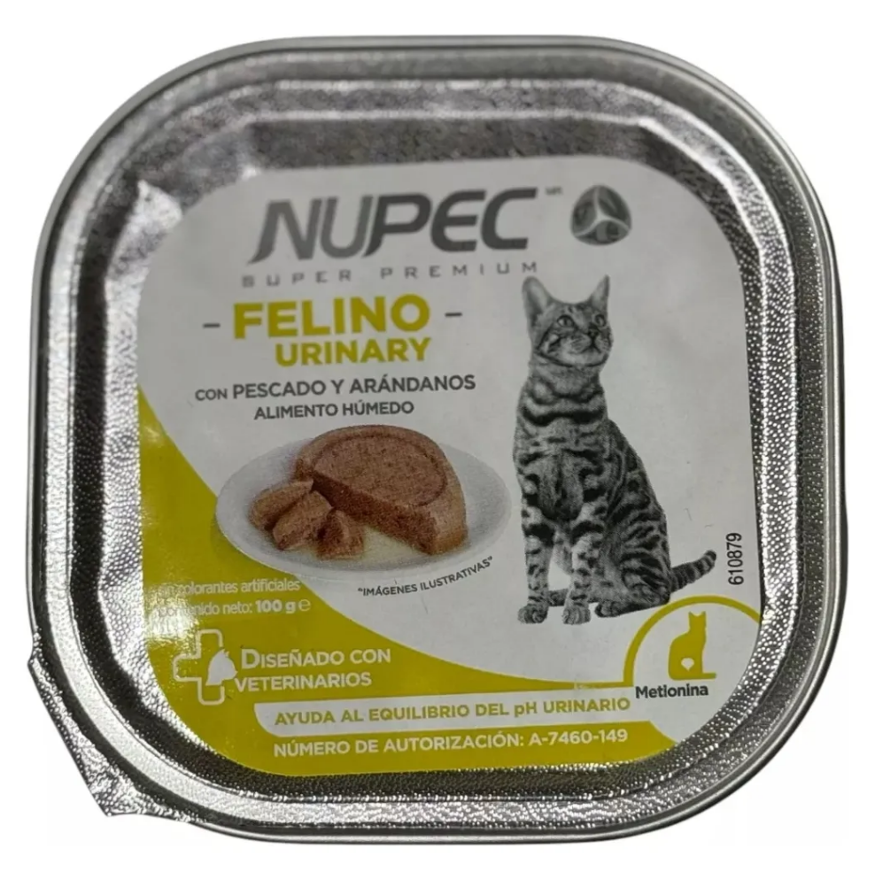 🐱💧 Nupec Urinary – Alimento Húmedo para Gato Adulto (Pescado y Arándano | 100 g)