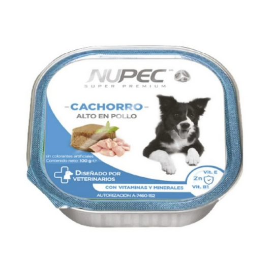 Nupec Alimento Húmedo Cachorro Alto En Pollo 100 Gr