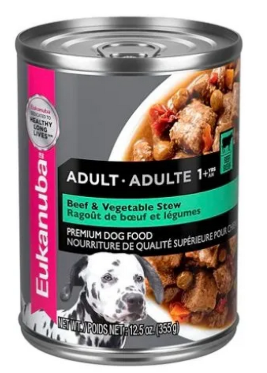 🥩 Eukanuba Premium Adult – Beef &amp; Veggies, 355 g