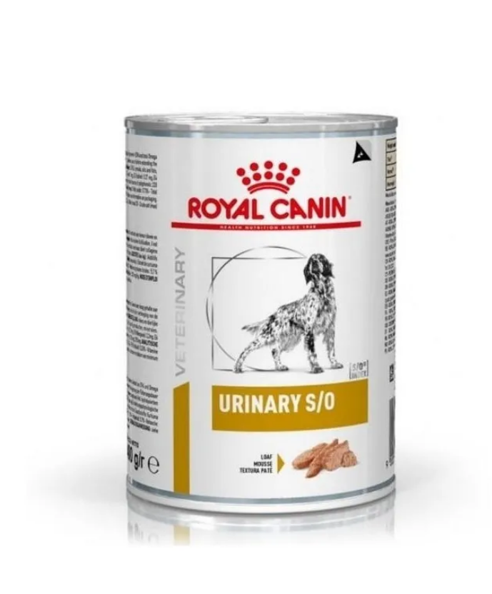 🐶 Royal Canin Veterinary Diet Urinary S/O – Alimento Húmedo para Perro Adulto, 385 g