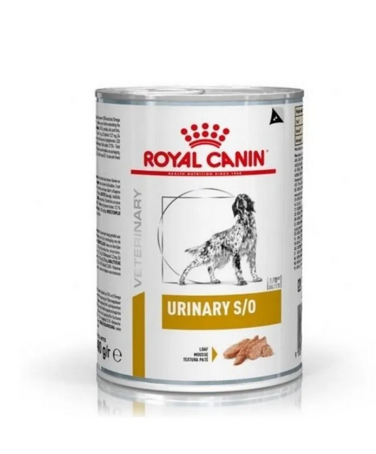 🐶 Royal Canin Veterinary Diet Urinary S/O – Alimento Húmedo para Perro Adulto, 385 g