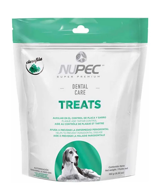 🦷 Nupec Dental Care Treats – Premios para Cuidado Dental, 180 g