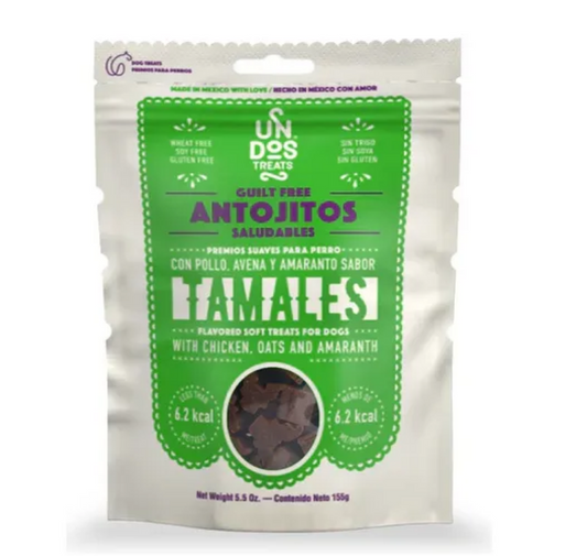🌮🐶 Un Dos Treats Guilt Free – Tamales para Perro, 156 g