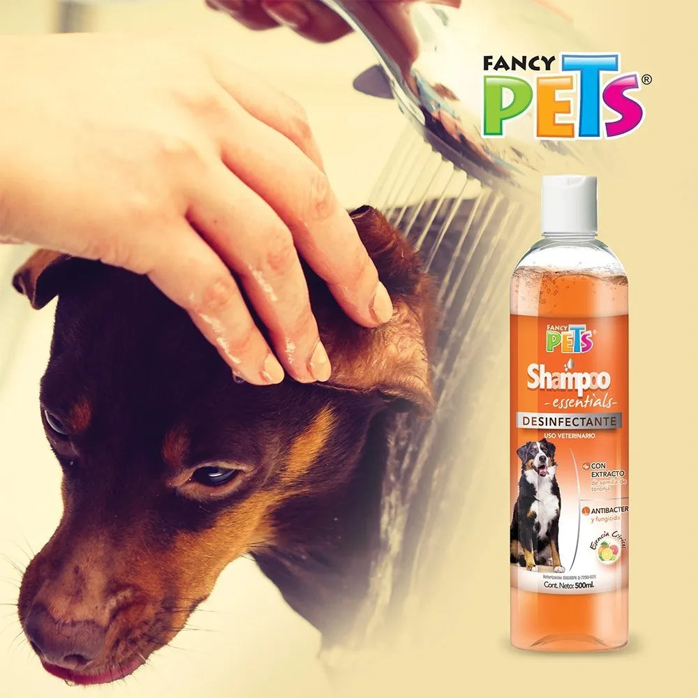 🧴🐕 Shampoo Essentials Fancy Pets – Desinfectante para Perros (500 ml)
