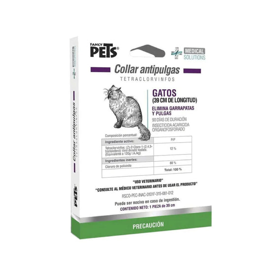 🐱🛡️ Collar Antipulgas para Gatos – Fancy Pets