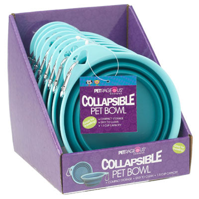 🦴💧 Bowl Plegable para Mascotas – de PetRageous® Designs