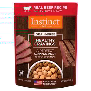 Instinct Healthy Cravings Topping Natural para Perro Receta Res, 85 g